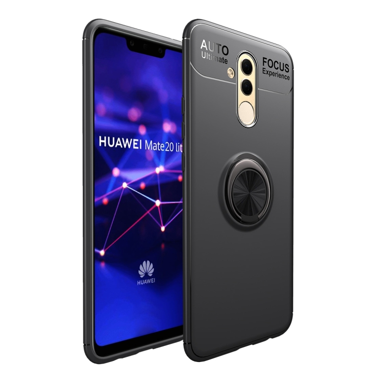 

Shockproof TPU Case for Huawei Mate 20 Lite, with Holder (Black)