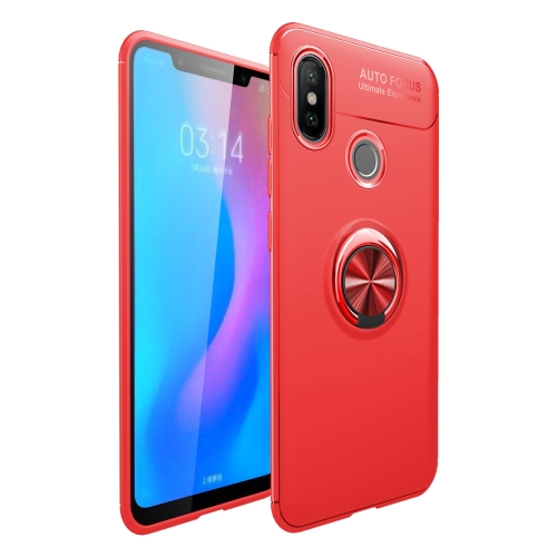 

Shockproof TPU Case for Huawei Y9 2019 / Enjoy 9 Plus, with Holder (Red)