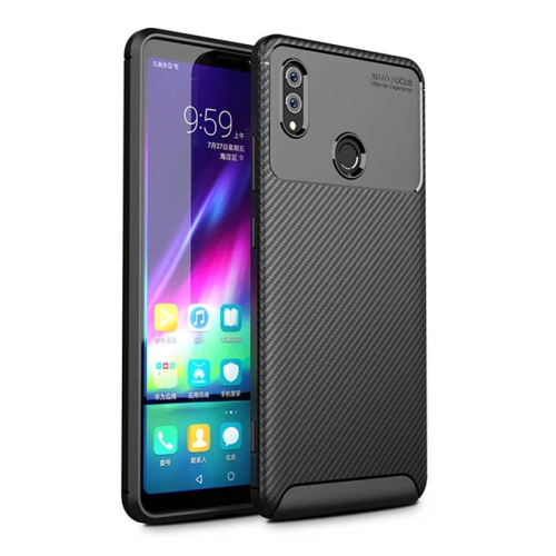 

Beetle Shape Carbon Fiber Texture Shockproof TPU Case for Huawei Honor Note 10(Black)