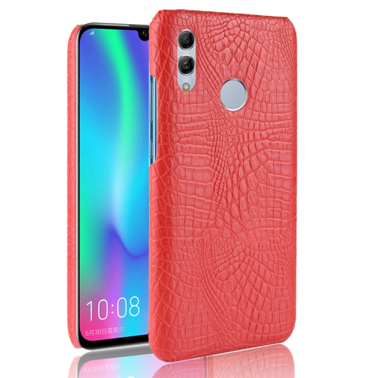 

Shockproof Crocodile Texture PC + PU Case for Huawei Y7 (2019) (Red)