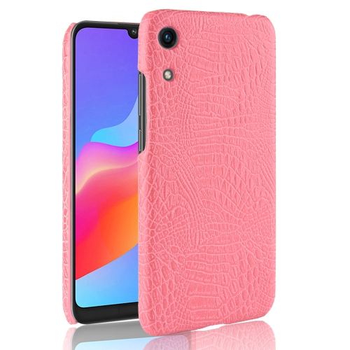 

Shockproof Crocodile Texture PC + PU Case for Huawei Honor Play 8A (Pink)