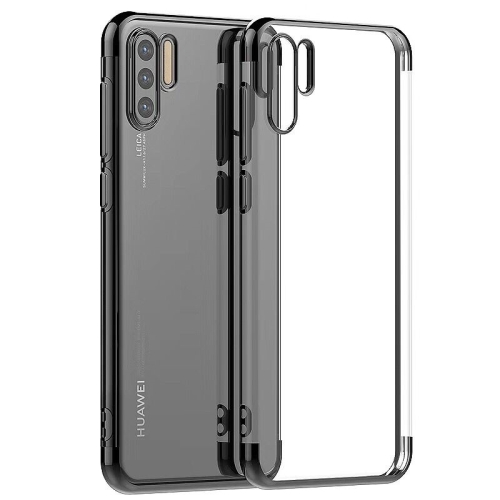 

Three Sections Electroplating Side TPU Protective Back Case for Huawei P30 PRO(Grey)