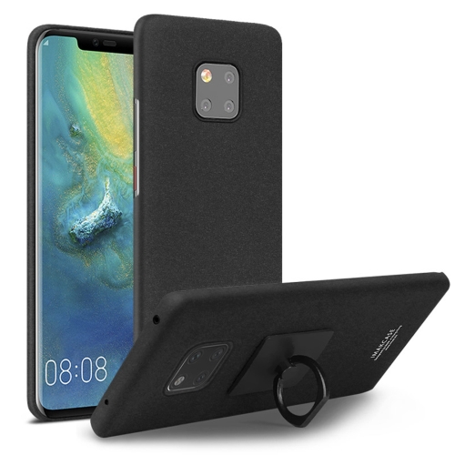 

IMAK Matte Touch Cowboy PC Case for Huawei Mate 20 Pro, with Holder(Black)