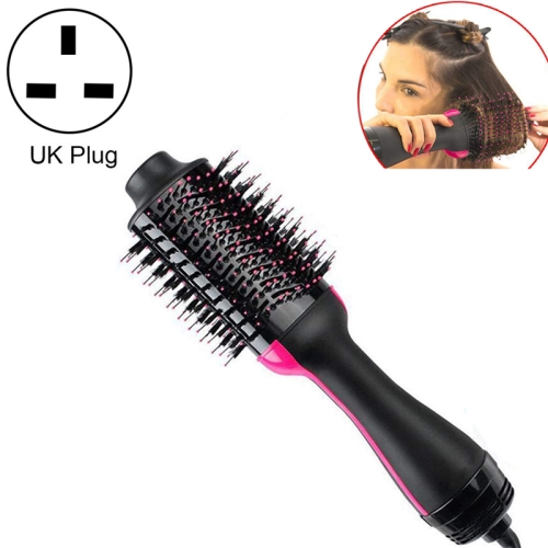 

Multifunctional Infrared Negative Ion Hot Air Comb Straight Curling Hair Style Comb, UK Plug