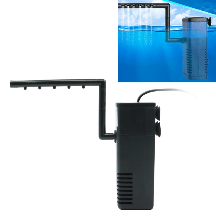 

HX-188F 8W 600L/H Multi-function Submersible Aquarium Water Pump Circulation Pump Fish Tank Internal Air Filter