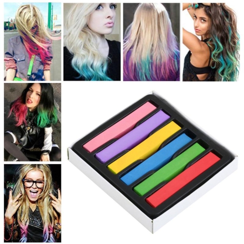 

6 Colors Disposable Hair Dyed Stick