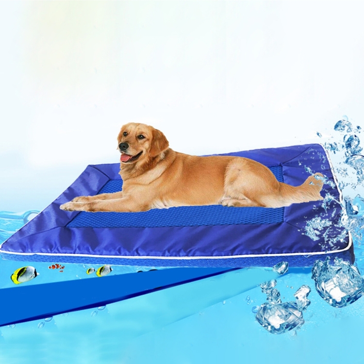 

Summer Dog Pad Bed House Pet Cool Down Pad Detachable Dog Mat Cushion,Small, Size:28*44*4cm