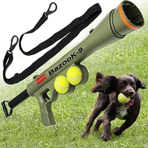 

Pet Supplies Toy Training Dog Launcher Firing Gun Remote Speed Aiming Tennis Launcher, Size:52*19*9cm