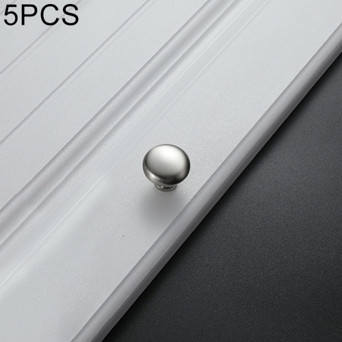 

5 PCS 4203 Brushed Single Hole Solid Zinc Alloy Round Handle for Cabinet Wardrobe Drawer Door