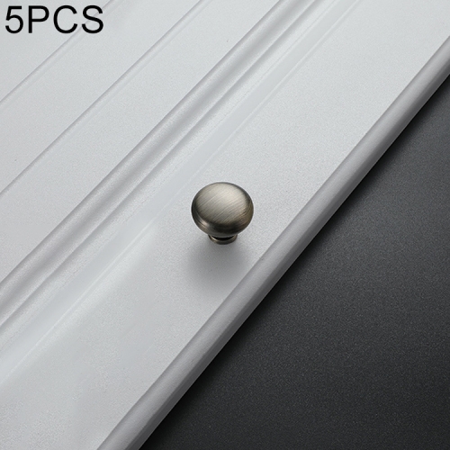 

5 PCS 4203 Matte Cyan Single Hole Solid Zinc Alloy Round Handle for Cabinet Wardrobe Drawer Door