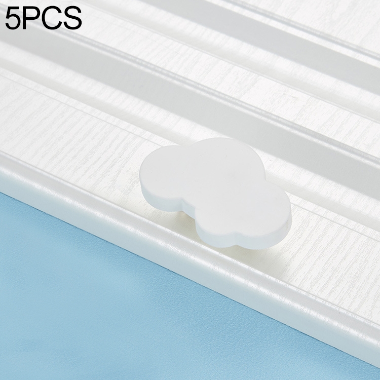 

5 PCS Great Cloud Pattern Shockproof Modern Cartoon Children Drawer Cabinet Handle