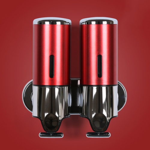 

Dual Hotel Shower Manual Dispenser Wall Mounted Washing Liquid Shampoo Soap Bottle, Capacity: 1000ml(Dark Red)