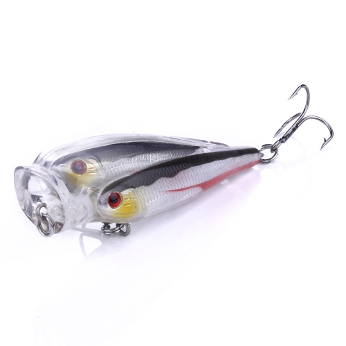 

HENGJIA Artificial Fishing Lures Sets Popper Bionic Fishing Bait with Hooks, Length: 8 cm, Random Style and Color Delivery