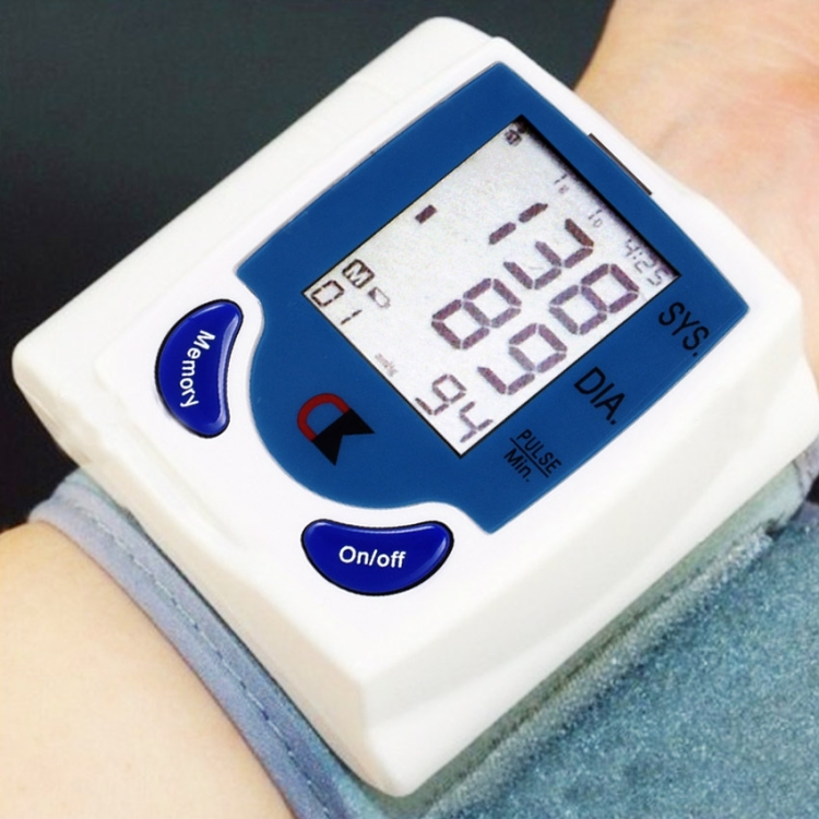 

Full Automatic Wrist Cuff Blood Pressure Monitor, 90 Set Memory