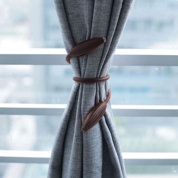 

2 PCS Fashion Adornments Creative Curtain Tie Rope(Coffee)