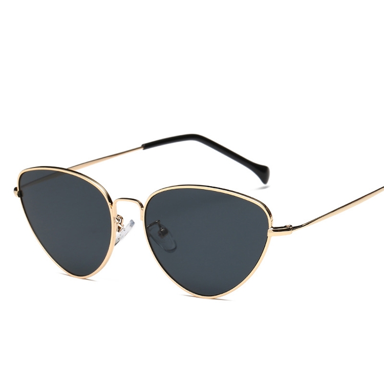 

Women Cat Eyes Shape Color Lens UV400 Protective Sunglasses