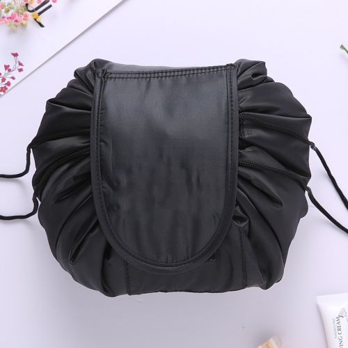 

Travel Large Volume Drawstring Bag Cosmetic Sundries Storage Bag (Black)