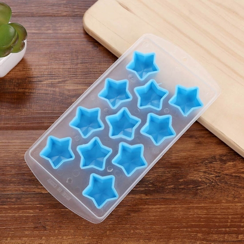 

Pentagram Shaped Silicon Ice Cube Tray / Ice Mold Random Color