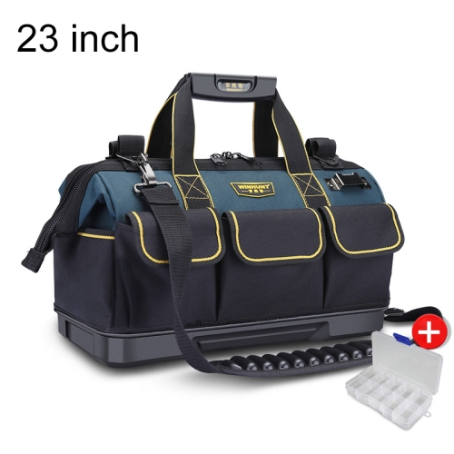 

WINHUNT Multi-function Oxford Cloth Plastic Bottom Hardware Maintenance Tools Handbag Convenient Tool Bag, Size : 23 inch