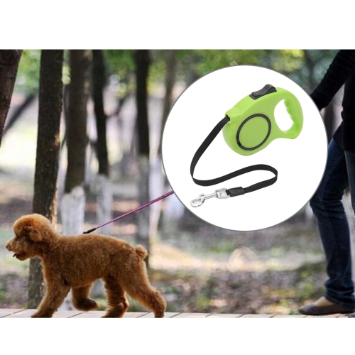 

Pet Retractable Leash Automatic Extending Pet Walking Leads, Length: 3m(Green)