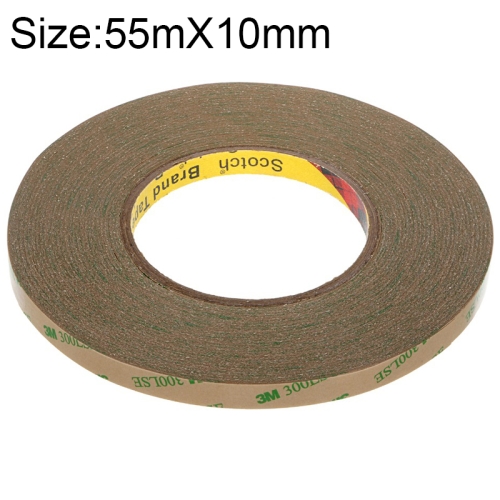 

3M300LS 3M Super Adhesive Ultra-thin Transparent and High-temperature Resistant Double-sided Traceless Tape, Size: 55m x 10mm