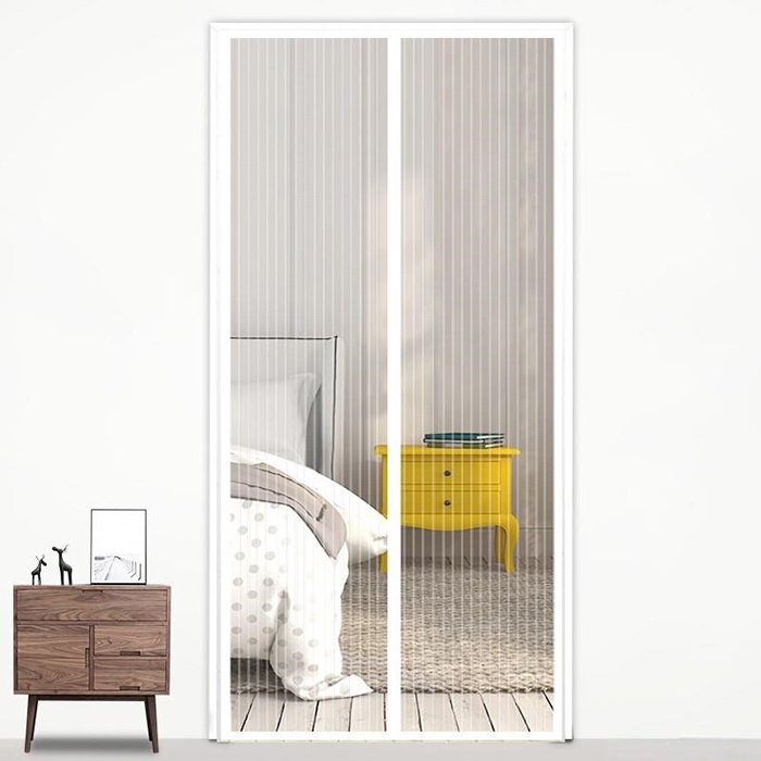 

Magic Mesh Magnetic Mosquito-proof Screen Door Curtain, Size:210x100cm(White)