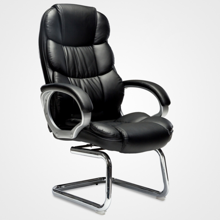 

TO-615-Z Office Bow Rotating Computer Chair Home Armchair Desk Chair (Black)