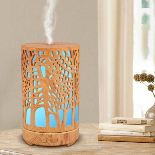 

A-7401 Wood Grain Smart Home Desktop Air Humidifier Ultrasonic Atomization Water Aromatherapy Machine