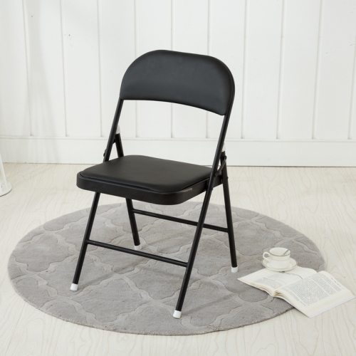 

Simple Household Folding Computer Chair Conference Chair(Black)