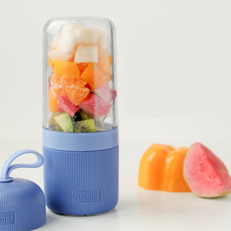 

MIT-004 Vitamer Portable Rechargeable Electric Juicer Squeezer, Capacity: 400ml (Blue)