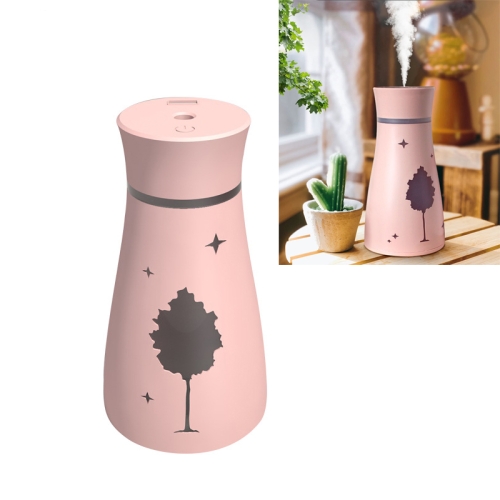 

Kuyou F9 Maple Shadow Household Vehicle Mute Air Humidifier Aromatherapy Machine with USB Cable & USB Light & Fan(Pink)