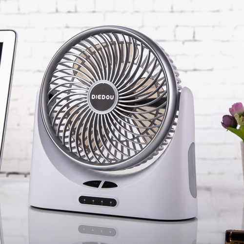 

OCUBE D75 4W USB Charging Household Air Circulation Fan, with 3 Speed Control & Power Output Function(Silver)