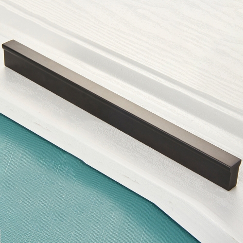 

2 PCS 2778-288 Modern Simple Cabinet Door Handle Drawer Wardrobe Handle (Black)