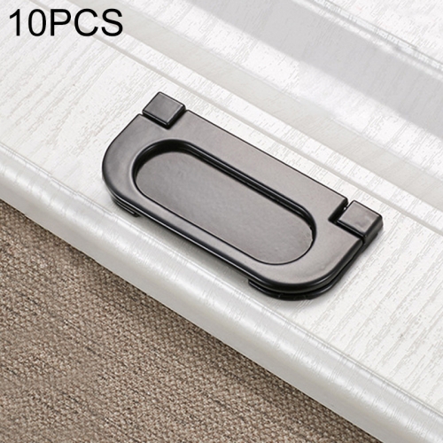 

10 PCS 1052C-64 Simple Cabinet Door Handle Drawer Wardrobe Handle (Black)