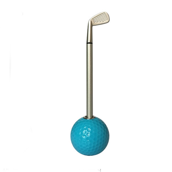 

Golf Club Shape Ballpoint Pens, Iron Head (Blue)