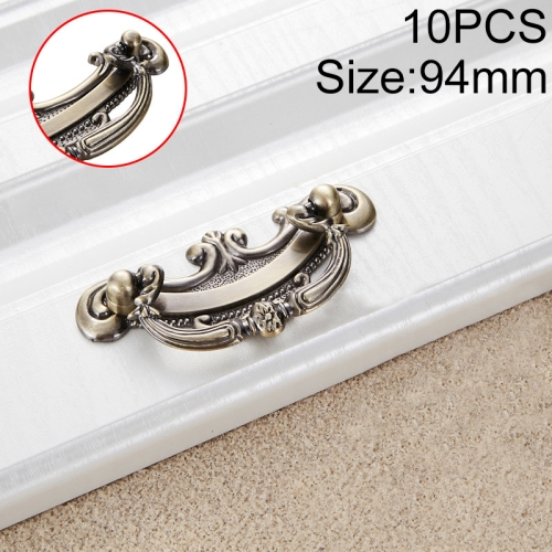 

10 PCS 6052-64 European Style Cabinet Door Drawer Handle(Cyan)