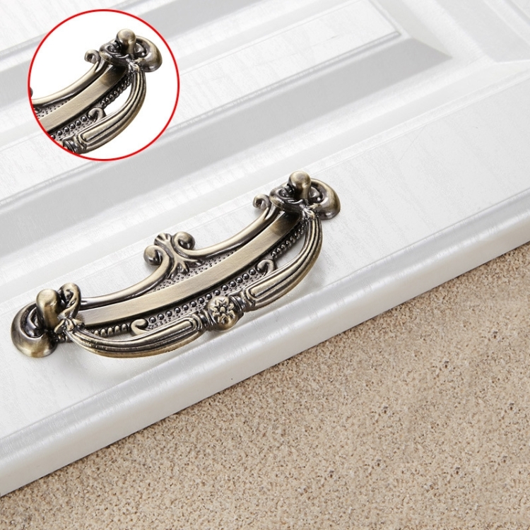 

5 PCS 6052-96 European Style Cabinet Door Drawer Handle(Cyan)