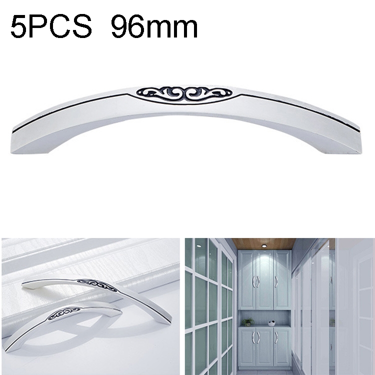 

5 PCS 6541-96 Stainless Steel Cabinet Door Drawer Handle