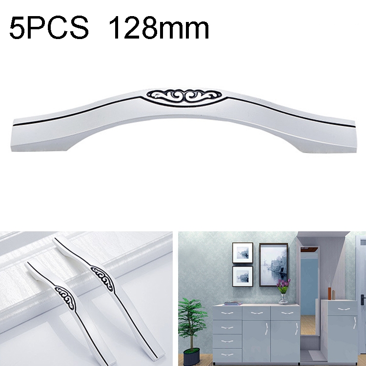 

5 PCS 6558-128 Stainless Steel Cabinet Door Drawer Handle