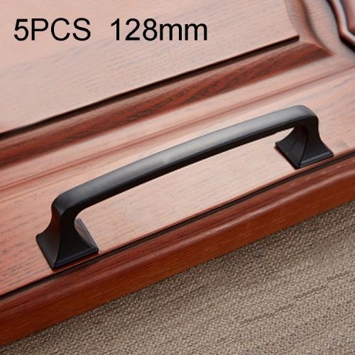 

5 PCS 6222A-128 Simple Furniture Cabinet Handle Black Bronze Handle