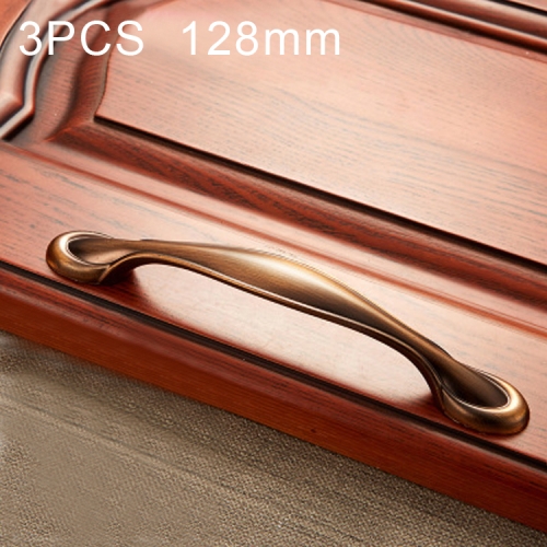 

3 PCS 6591-128 American Pastoral Coffee Retro Cabinet Handle