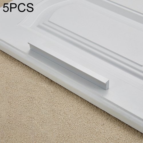 

5 PCS 2057-128 Drawer Cabinet Door Handle Straight Door Handle (White)