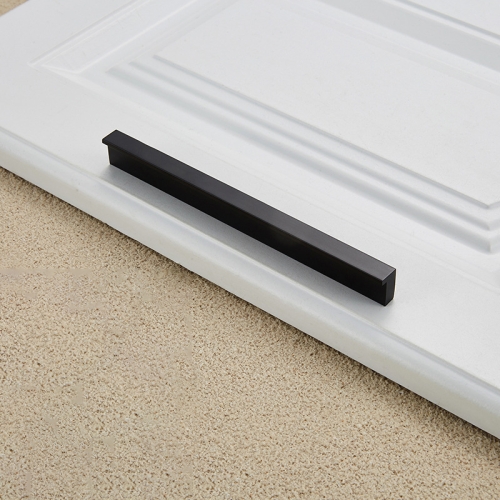 

2057-1200 Drawer Cabinet Door Handle Straight Door Handle (Black)