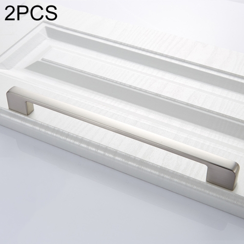 

2 PCS 6613-224 Simple Cabinet Door Handle Drawer Wardrobe Zinc Alloy Handle (Brushed)