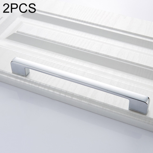 

2 PCS 6613-224 Simple Cabinet Door Handle Drawer Wardrobe Zinc Alloy Handle (Bright Chrome)