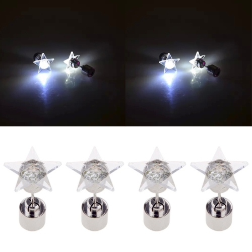 white led earrings