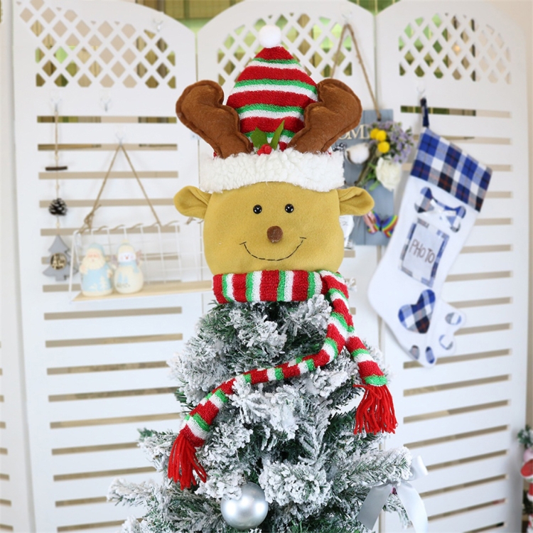 

2 PCS CX20207 Elk Pattern Christmas Tree Pendant Decoration, Size: L