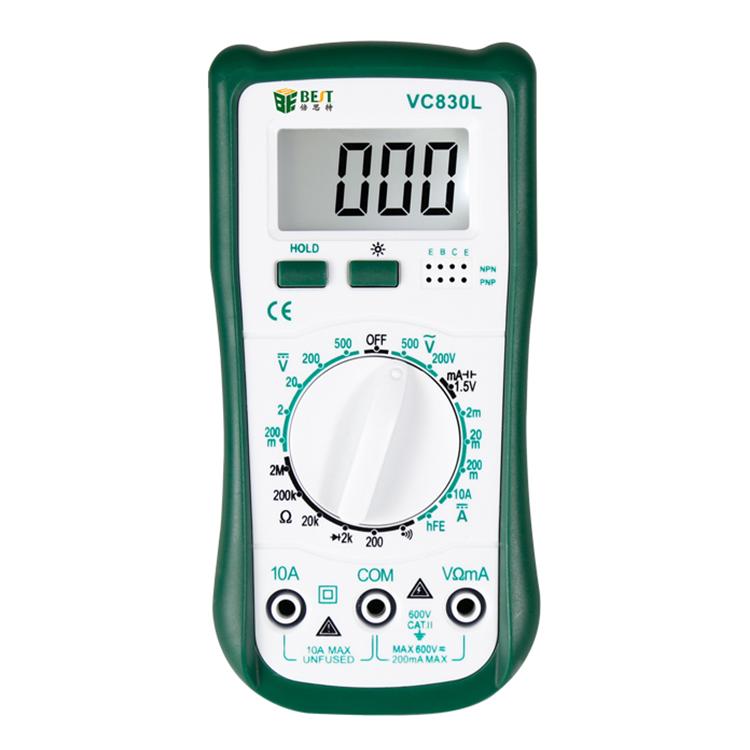 

BEST-VC830L Professional Repair Tool Pocket Digital Multimeter