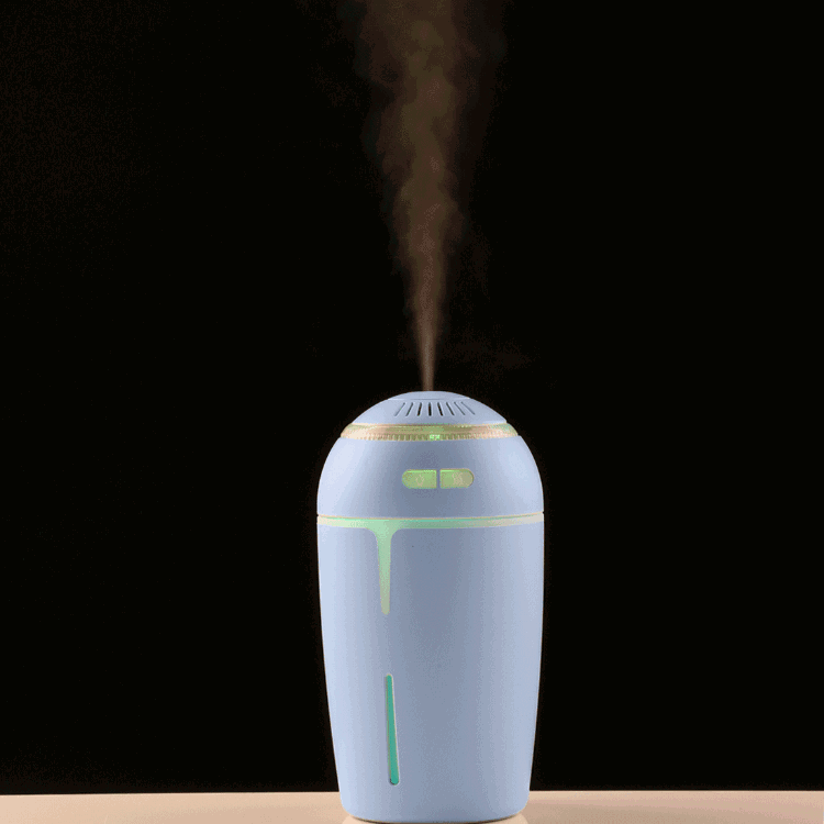 SUNSKY - Humidificador de linterna escénica rotativa de 2.5 vatios con luz  colorida, capacidad: 300 ml, DC 5V (Azul)