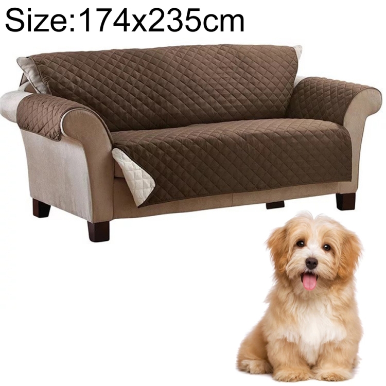 

Waterproof Wear-resistant Pet Sofa Cushion,Single Mat, Size: 174x166cm(Brown)